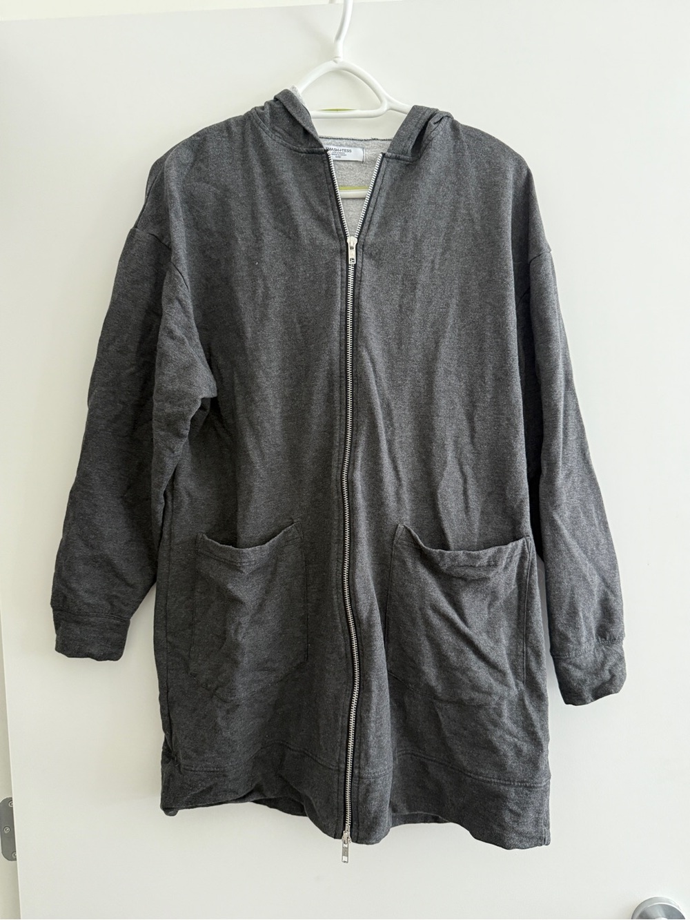 Smash + Tess charcoal gray zip hoodie